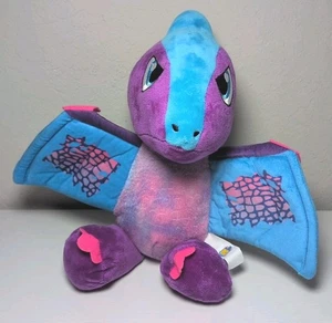 Good Stuff Purple And Blue 12" Dragon With Wings Stuffed Animal S51 - Picture 1 of 2