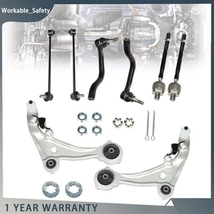 Suspension Kit 8pcs For Nissan Altima 2007-2013 Control Arms Tie Rod Ends - Picture 1 of 15