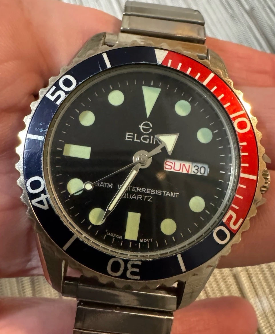 Elgin Men Diver Wristwatches for sale | eBay