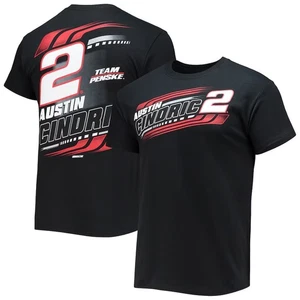 Austin Cindric #2 HiOctane Racing 2025 Tee – Checkered Flag Black Shirt Fan Made - Picture 1 of 4