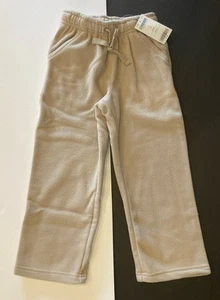 NWT Gymboree Arctic Adventure Sz 5 Khaki Fleece Pants w/ Functional Drawstring - Picture 1 of 2