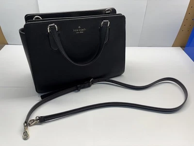 Женская сумка Kate Spade модель New York мишура средний размер - черная - Изображение 1 из 4