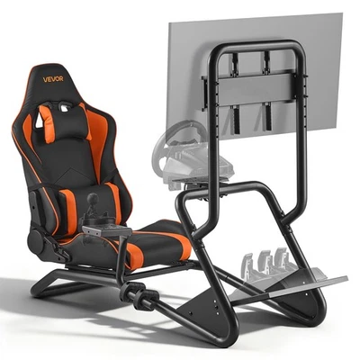 VEVOR Racing Simulator Soporte de Rueda de Cabina con Soporte de Monitor Ajuste Logitech G920 Foto 1 de 4