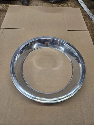 1967 CORVETTE Trim Ring 4 clips 15” GM Wheel Rallye Rally Ralley Wheel 1969 Z28 - Image 1 of 4