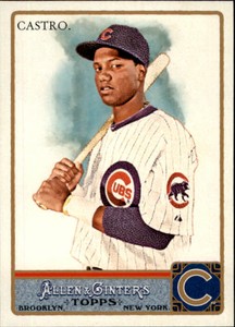 2011 Topps Allen and Ginter Chicago Cubs Baseball Card #66 Starlin Castro