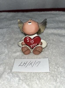 Angel Cheeks I Heart You Figurine 29400 Heart Message Kirk's Kritters Russ - Picture 1 of 5
