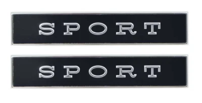 OER Reproduction Sport Front Fender Emblem Set 1968 Plymouth Satellite - Image 1 of 4