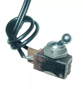 Vintage Arrow Hart Hegeman Kugelkopf Kippschalter 3A 250V mit Leitungen A-H&H USA - Bild 1 von 14