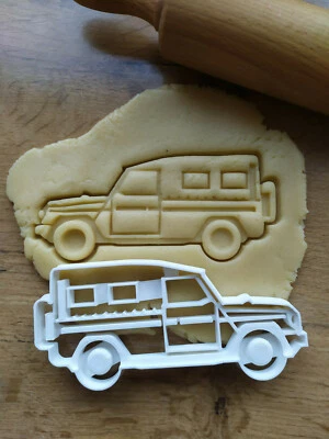 NEU ähnl. Merc. G Wolf lang Ausstecher Form  Ausstechform Auto Cutter Salzteig - Bild 1 von 4