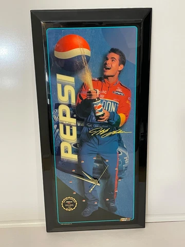 Jeff Gordon #24 | Limited Edition 1805/5000 | Pepsi NASCAR Clock | JEBCO 1997 Cover