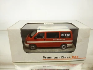 PREMIUM CLASSIXXs 13252 VW VOLKSWAGEN T4 BUS FEUERWEHR 1:43 - VERY GOOD IB - Imagen 1 de 9