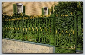 The Corn Fence, 915 Royal Street, New Orleans LA Vintage Postcard - Picture 1 of 2