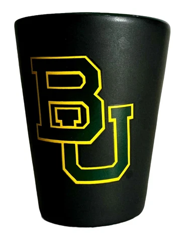 Baylor University Bears 2oz Collector Ceramic Shot Glass NCAA LICENSED FREE S&H Cover