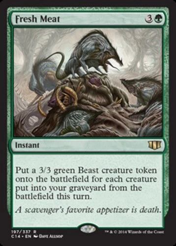 Fresh Meat ~ Near Mint Commander 2014 MTG Magic UltimateMTG Green Card - Image 1 of 1