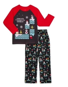 Holiday Time Boys Gaming Long Sleeve Top & Pants Pajamas Size XS (4-5) - Picture 1 of 3