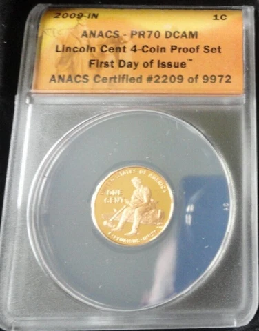 2009-S 1C LINCOLN BICENTENNIAL INDIANA HOME PERFECT ANACS 70 DEEP-CAMEO TOP POP Cover