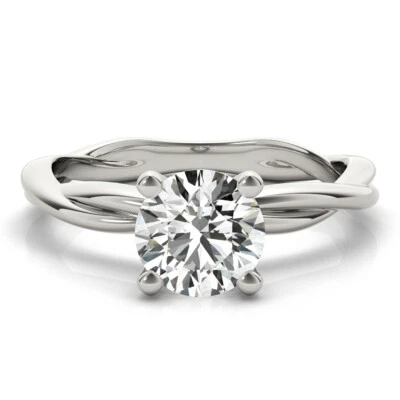 2.00 Carat Forever One Moissanite Solitaire Ring 14k Gold Charles & Colvard - Image 1 of 4