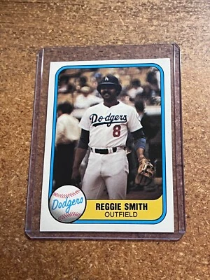 1981 Fleer Baseball # 111 Reggie Smith - Image 1 of 4