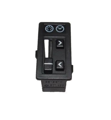 Interruptor de atenuación de configuración de reloj Volvo 740 940 1991 1992 1993 OEM 3515810 negro Foto 1 de 2