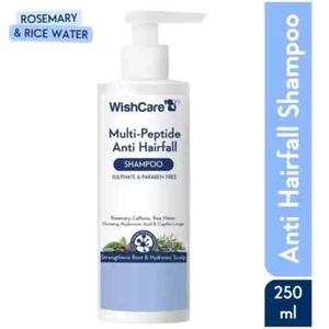 Wishcare Multi Peptide Anti Hairfall Shampoo (250ml) with Rice Water, Rosemary - Picture 1 of 6
