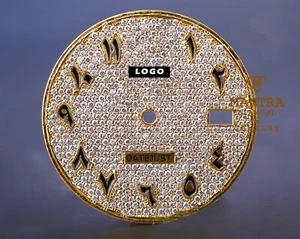 Maßgeschneidertes Datum - nur 41 mm arabischer Stahl gelb Ziff. 116234,116244 - Bild 1 von 3