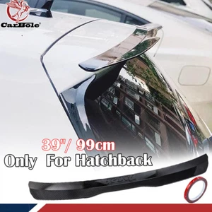 Universal ABS Rear Roof Spoiler Tail Wing Trunk Lip Hatchback Molding Trim 39'' - Bild 1 von 13