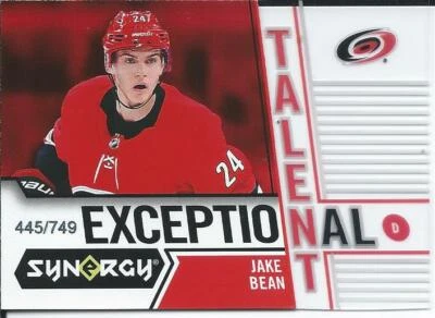 2018-19 Upper Deck Synergy JAKE BEAN Rookie Exceptional Talent 445/749  #ET-12 - Image 1 of 2