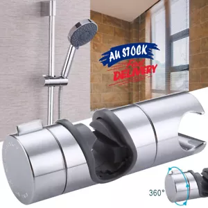 Adjustable Shower Holder Shower Rail Head Bracket Slider Arm Mounted Holder AU - Picture 1 of 12