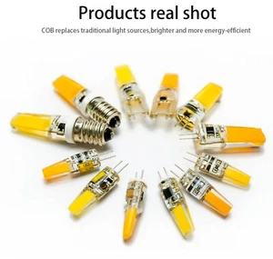 2 pezzi - LAMPADINA LED cob G4 G9 E14 3W 6W cob LUCE AC/DC dimmerabili 12V 220V - Imagen 1 de 12