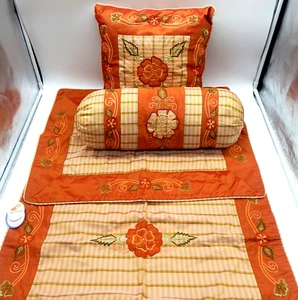 April Cornell NEW/TAG Set (4) Reversible Auberge Pillow Shams Decorative Pillows - Picture 1 of 10