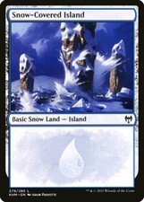 *FOIL* Snow-Covered Island - Kaldheim - Magic the Gathering MTG