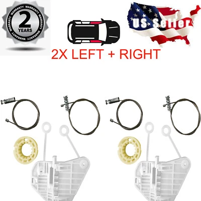 For Smart Fortwo 450 1998  2007 Window Regulator Repair Kit Front Right Letf - Image 1 of 2