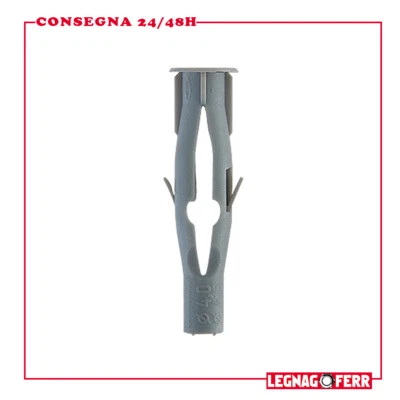 Fischer Tassello in Nylon Plastica di Fissaggio Universale Stop Senza Vite FU - Immagine 1 di 4