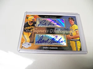 2006 Topps Co-Signers Dual Autographs Dave Parker/Rick Rhoden CS-45 NICE - Picture 1 of 2