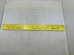 Promotional Wood Ruler Sussex County Economic Development Commision New Jersey - Picture 1 of 8