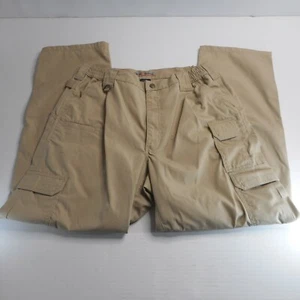 5.11 Tactical Series Men's 36 x 32 Khaki Cargo Pants Work  - Foto 1 di 9