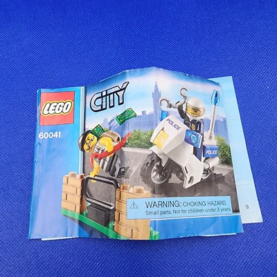 LEGO CITY: Crook Pursuit (60041) Manual ONLY!  Check Pics - Image 1 of 4