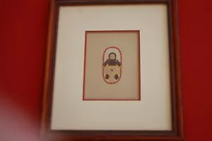 Jan Ness, Native American, Montana artist 1998. doll in back carrier - Picture 1 of 4