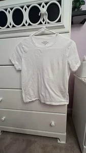 Abercrombie & Fitch Essential Body-Skimming Tees WHITE XS - Picture 1 of 2