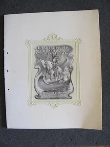 1903 INVITATION TO DEDICATION CEREMONY 100 ANNIVERSARY LOUISIANA PURCHASE - Picture 1 of 4