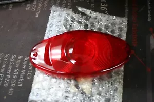 MOTORCYCLE CUSTOM CHOPPER BOBBER CATS EYE TAILLIGHT REPLACEMENT LENS ONLY - Foto 1 di 4