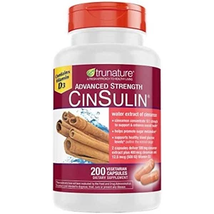 TruNature Advanced Strength Cinsulin, Cranberry, 200 Count - Picture 1 of 5