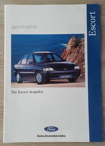 Ford Escort Acapulco Special Edition Brochure 1995 - 1.4 EFi Hatchback - Picture 1 of 3