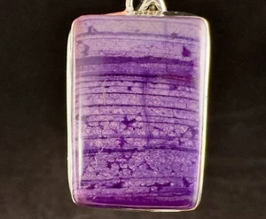 AA SUGILITE Cristal Colgante Plata Esterlina Piedra Cabujón Joyería Fina, 54227 - Imagen 1 de 5