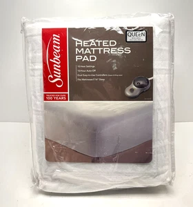 Sunbeam Heated Mattress Pad Queen Size - 10 Heat Settings, Dual Controls - Picture 1 of 6