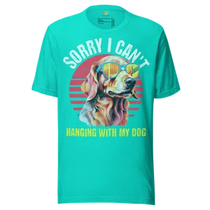 Hanging with My Dog Crew Neck Tee - Picture 1 of 12