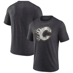 Herren T-Shirt Fanatics Black Calgary Flames NHL Special Edition Tri-Blend - Bild 1 von 3