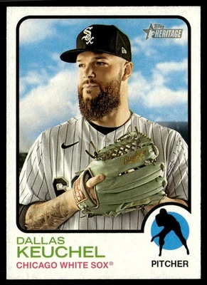 2022 Topps Heritage Dallas Keuchel Chicago White Sox #133 - Image 1 of 2