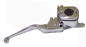 Chrome Dual Disc11/16" Front Brake Master Cylinder 96-06 Harley 45013-96 45270 - Picture 1 of 3