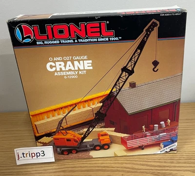 Kit de montaje de grúa de construcción naranja Lionel #12900 accesorio de tren calibre O EE. UU. Foto 1 de 4